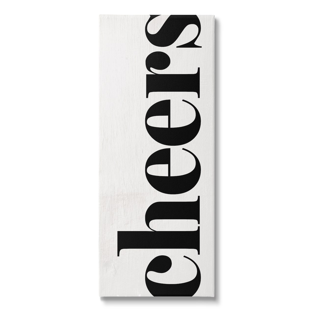 Stupell Industries Cheers Holiday Kitchen Sign Canvas Wall Art